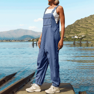 Salopette Donna Blu lavanda
