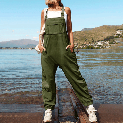 Salopette Olive Femme