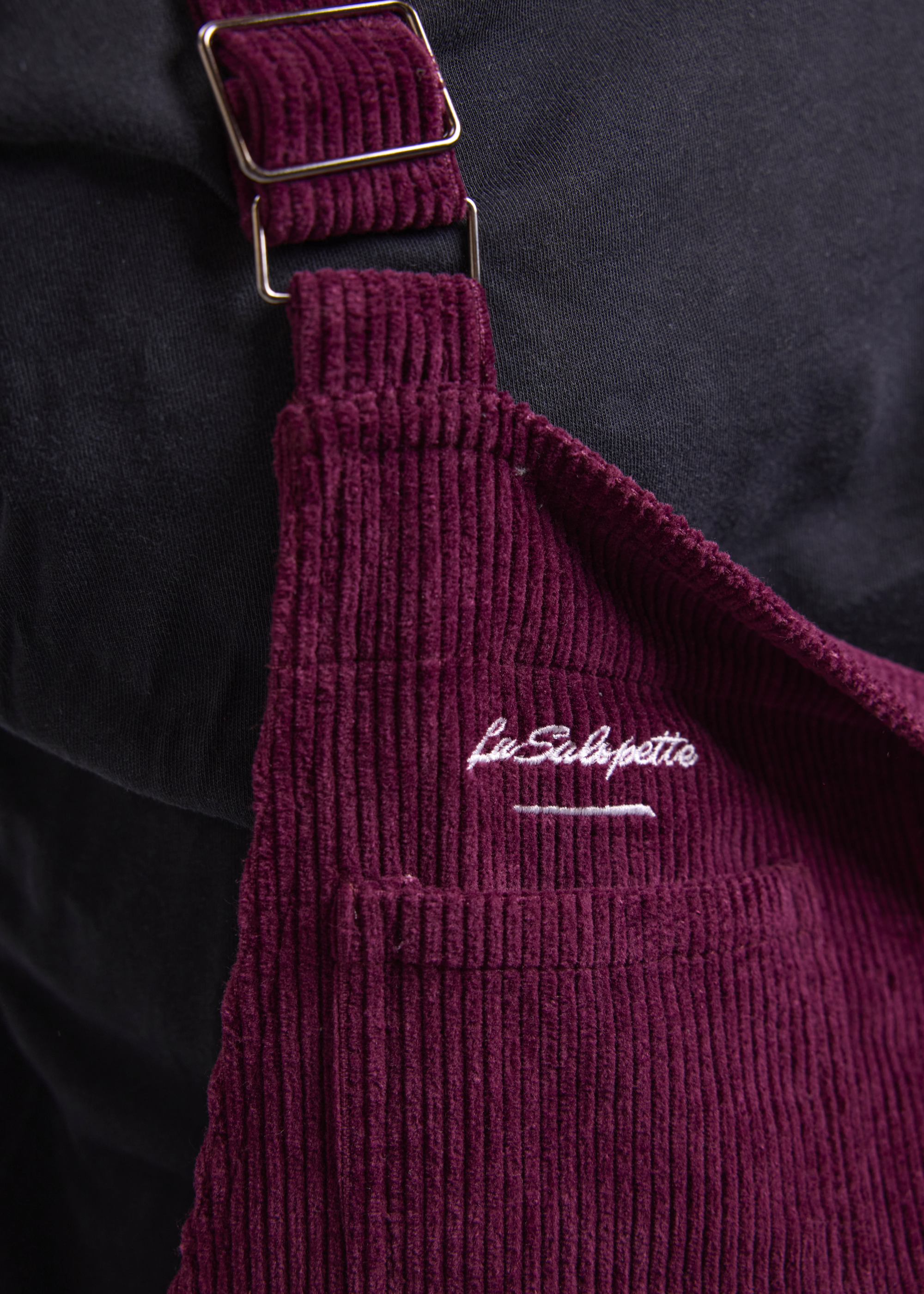 Salopette Velours avec Bretelles Ajustables