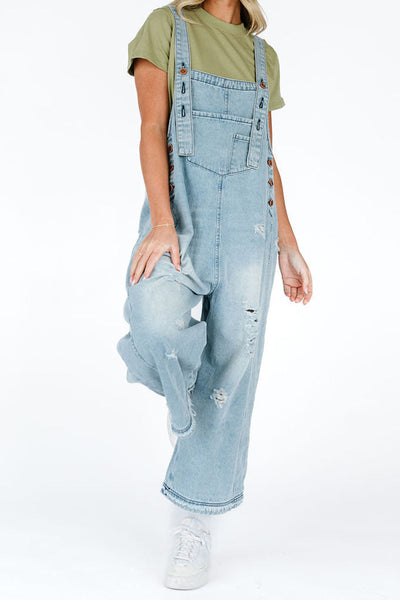 Salopette Jardinière à Boutons