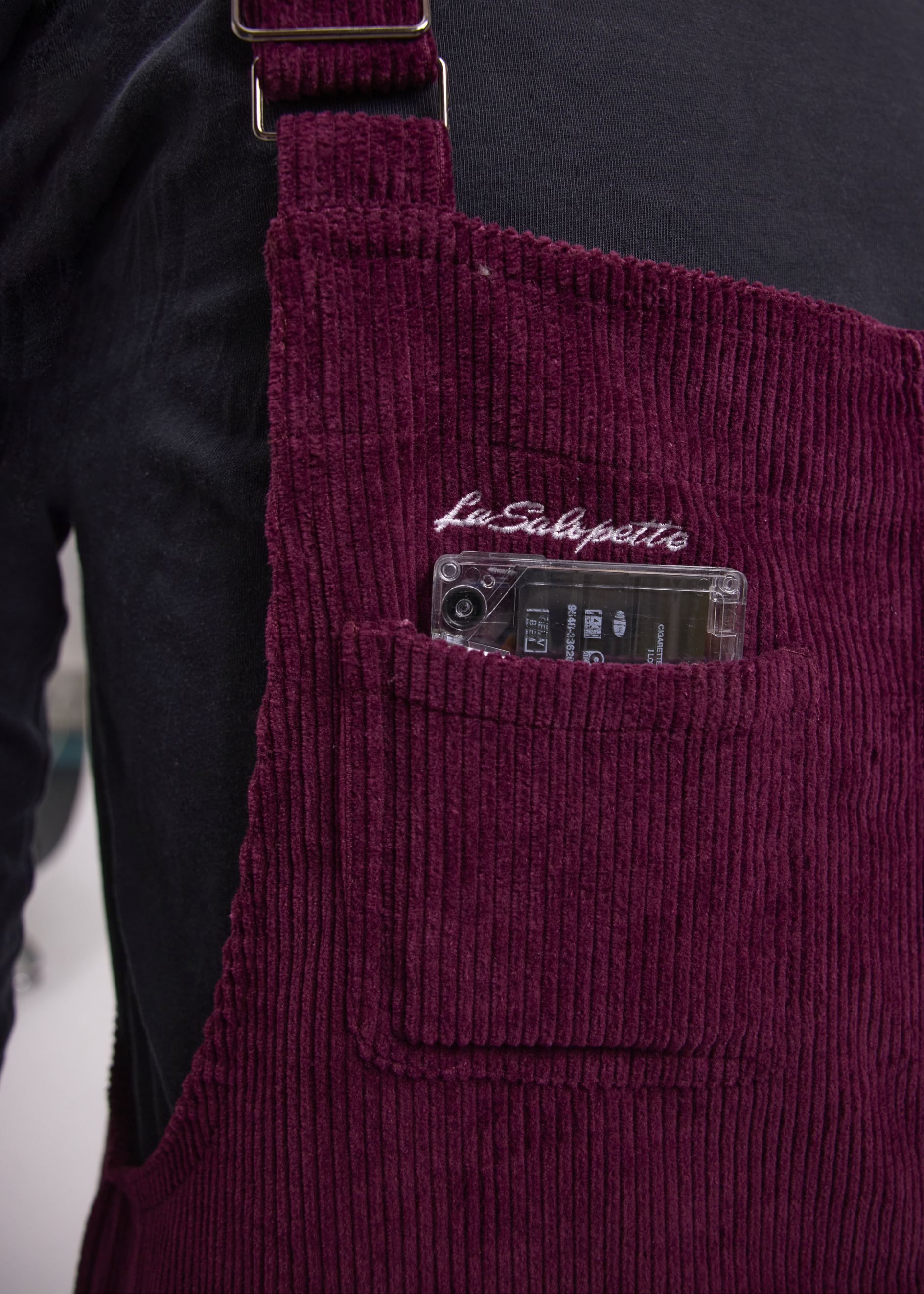 Salopette Velours Homme avec Logo