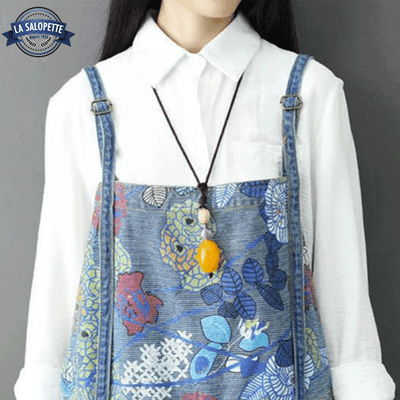 Plastron Jean Fleuri