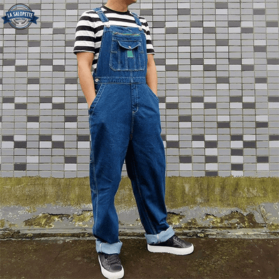 Salopette de Chantier Bleue