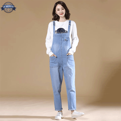 Salopette en Jean Clair Look