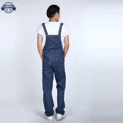 Salopette in Jeans Zampa d'Elefante Kaïté