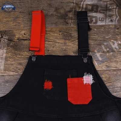 Salopette en Jean Noir