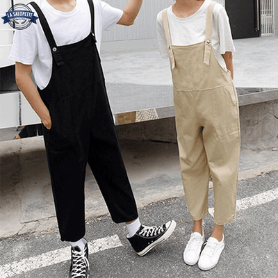 Salopette Vintage Beige en Coton