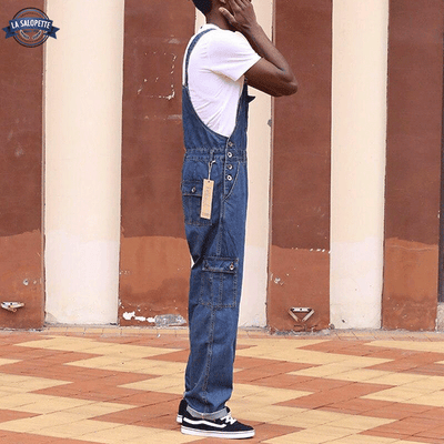 Salopette Vintage Bleue