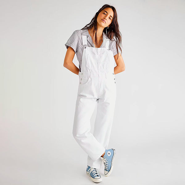 Salopette in Jeans Bianca Snow