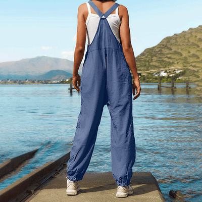 Salopette Donna Blu lavanda