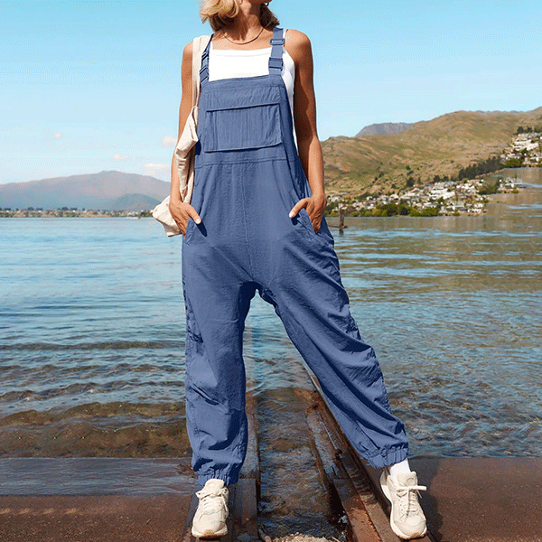 Salopette Donna Blu lavanda