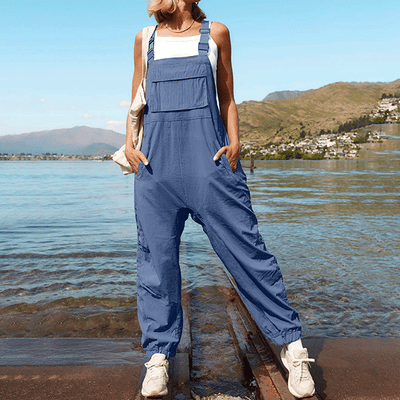 Salopette Donna Blu lavanda