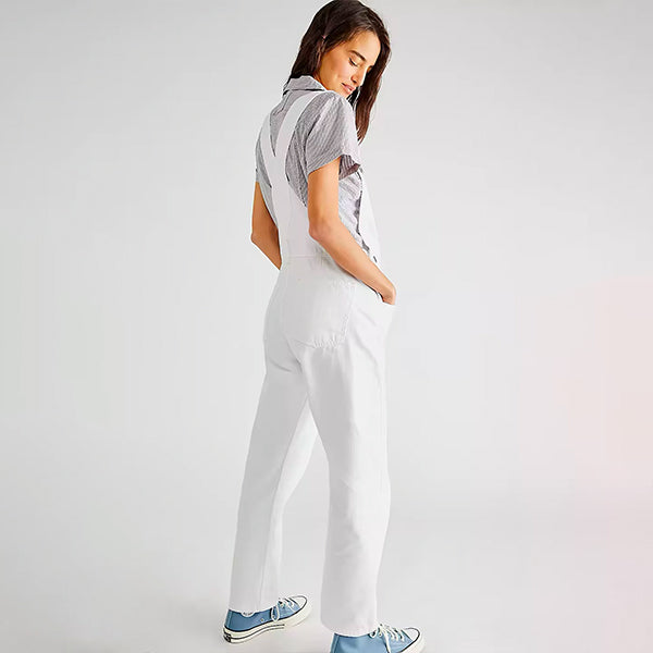 Salopette in Jeans Bianca Snow