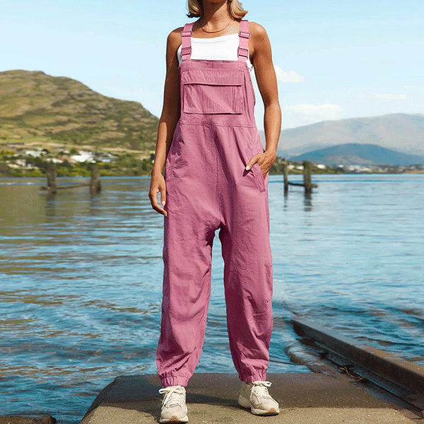 Salopette Rosa Pastello Ampia