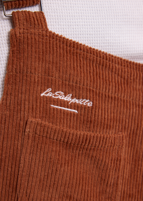 Salopette in Velluto Marrone Peanut®