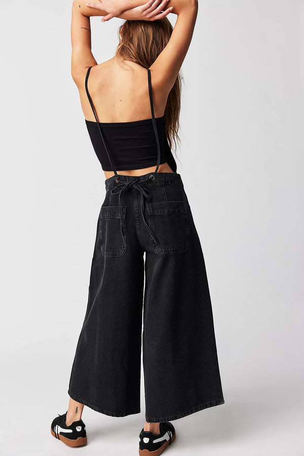 Salopette Wide Pants Raven