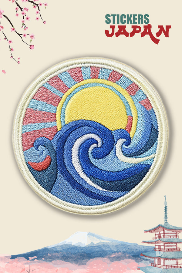 Patch Termoadesivo Hokusai Pop