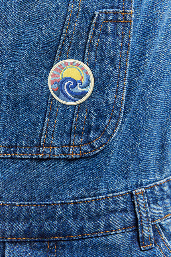 Patch Termoadesivo Hokusai Pop