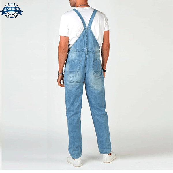 Salopette di Jeans Sbiadita Reaper