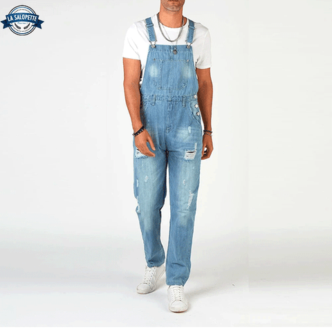 Salopette jeans uomo da lavoro online