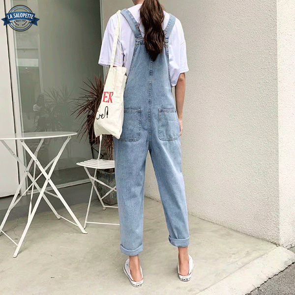 Salopette di Jeans Bretelle Clumsy