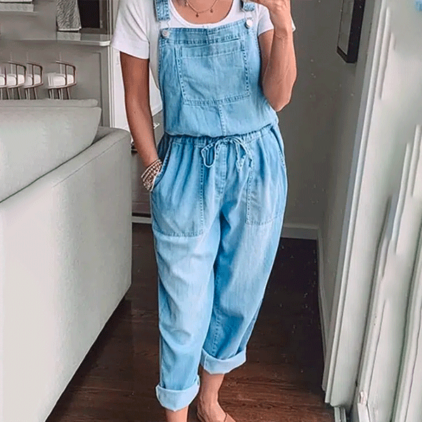 Salopette di Jeans Claire Blue Dalia