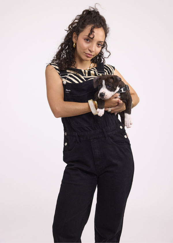 Salopette Jeans Streetwear Vantablack