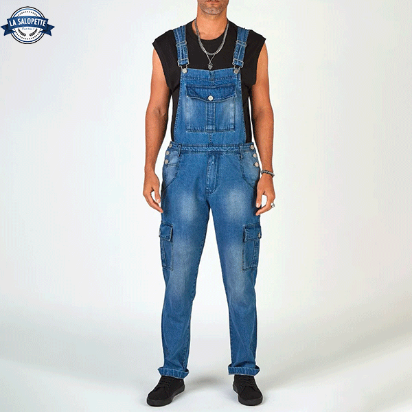 Salopette in Jeans Urban Scuro