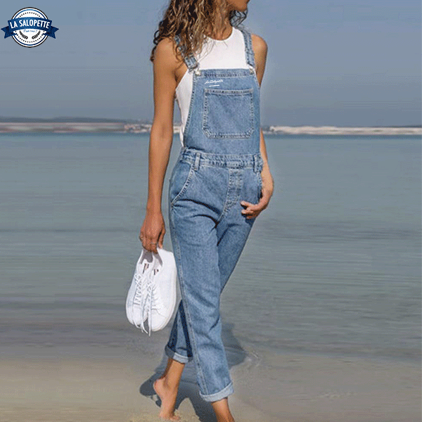 Salopette di Jeans Marina classica