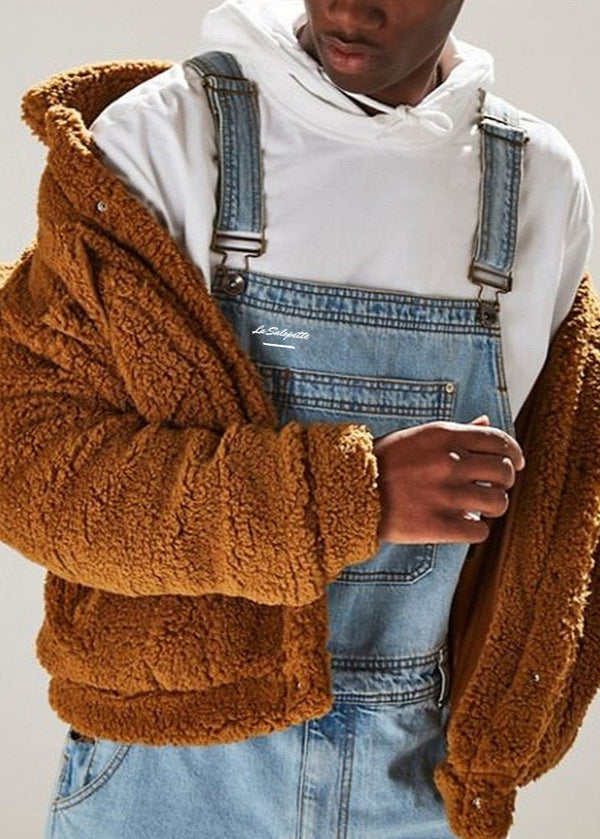 Salopette di Jeans Uomo Celeste Classik®