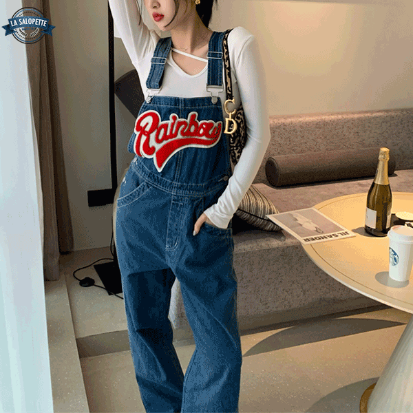 Salopette di Jeans Rainbow