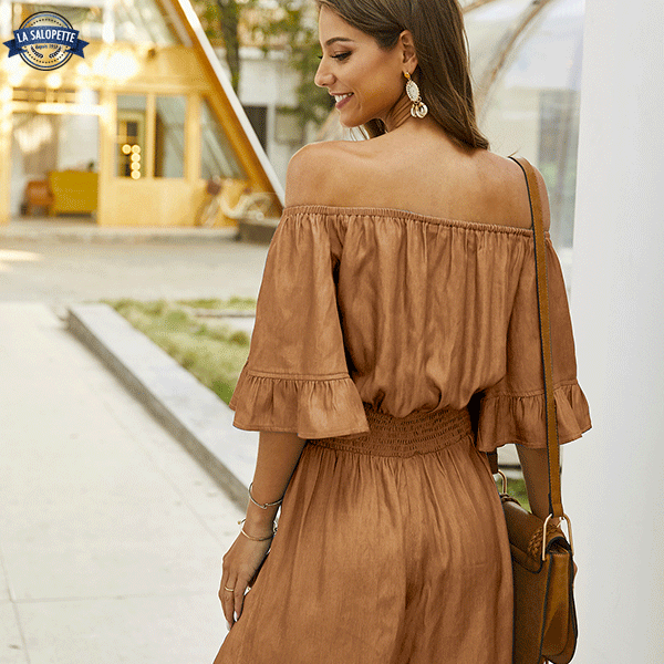 Tutina Bustier Marrone