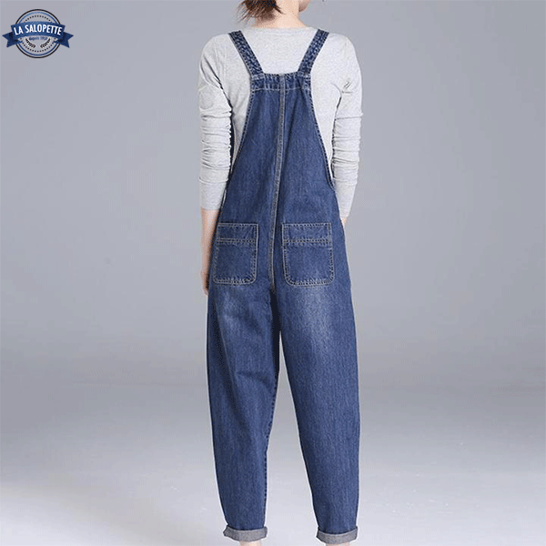 Salopette di Jeans Luna Blu Medio