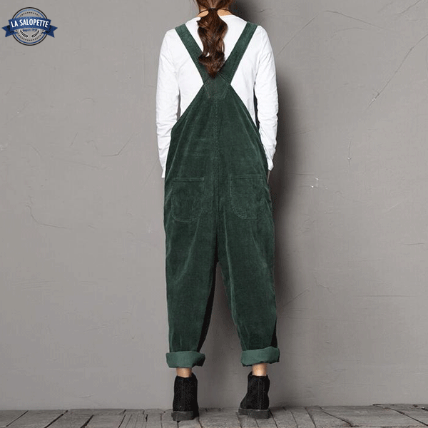 Salopette Vintage Verde Abete Yko