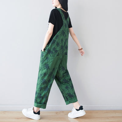 Salopette Vintage<br> Carico Verde Kaki