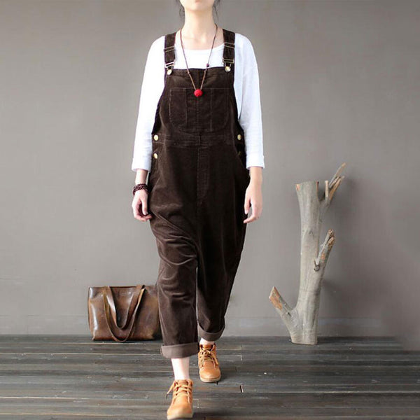 Salopette Vintage<br> Velluto Caffè