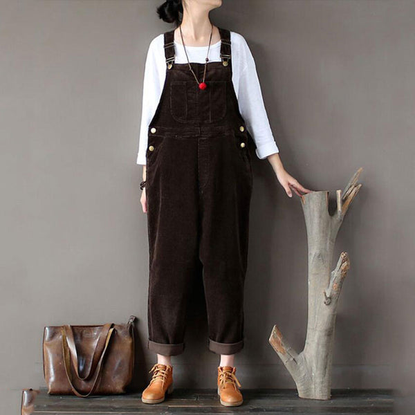 Salopette Vintage<br> Velluto Caffè