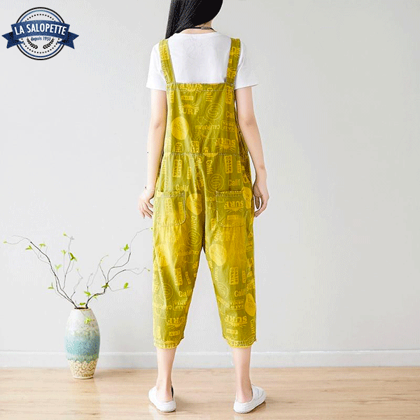 Salopette Vintage Giallo Citronella