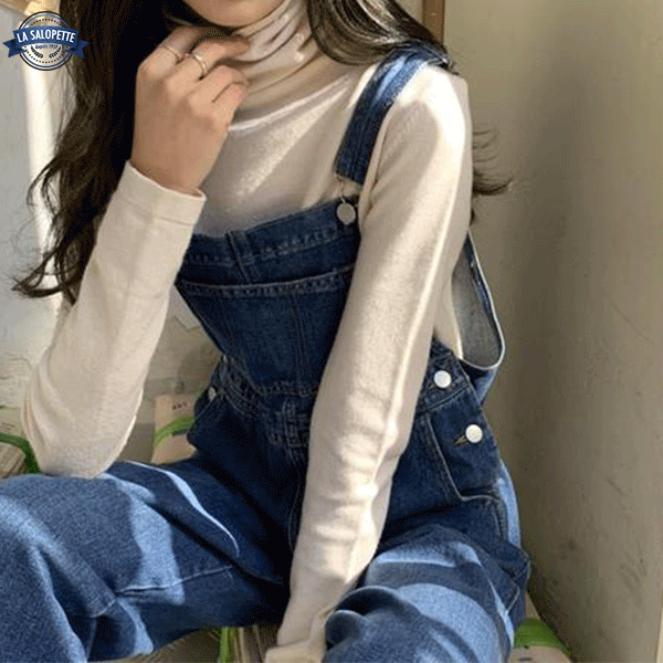 Salopette di Jeans Blu Jeans Milano