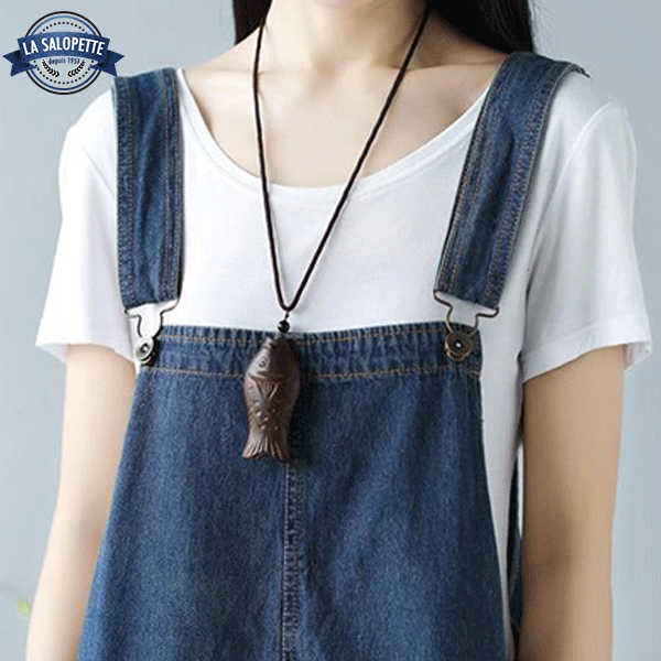Salopette Corta Jeans Shinjuku