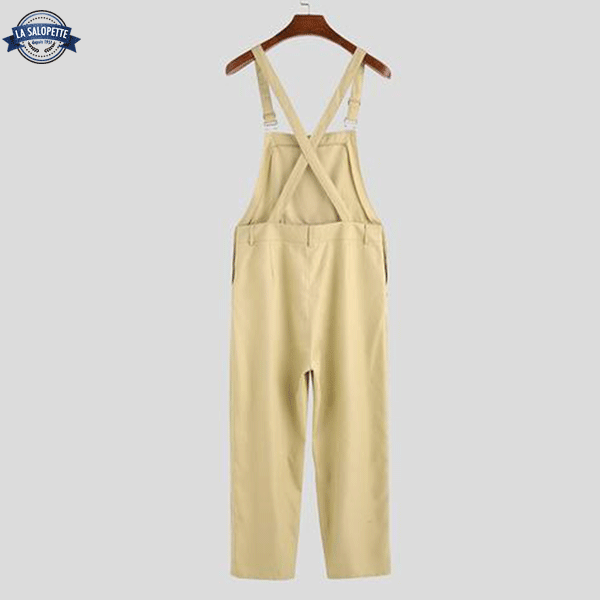 Salopette di Jeans Colombia Beige