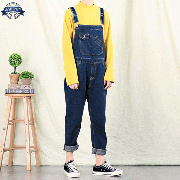 Salopette di Jeans di Minion Stuart