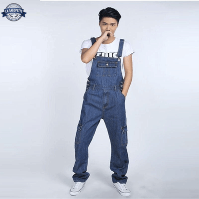 Salopette in Jeans<br> Zampa d'Elefante Kaïté
