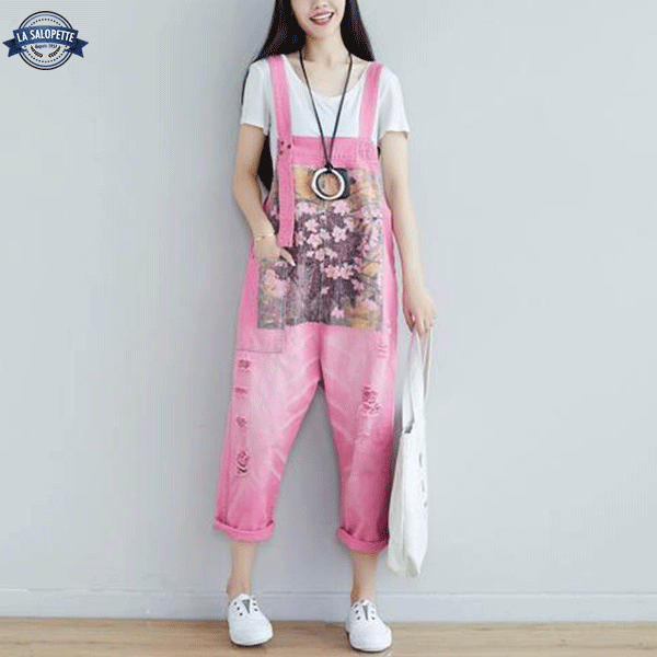 Salopette di Jeans Rosa Matsuyama