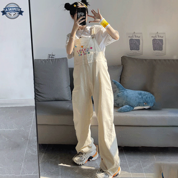 Salopette Vintage Velluto Harajuku