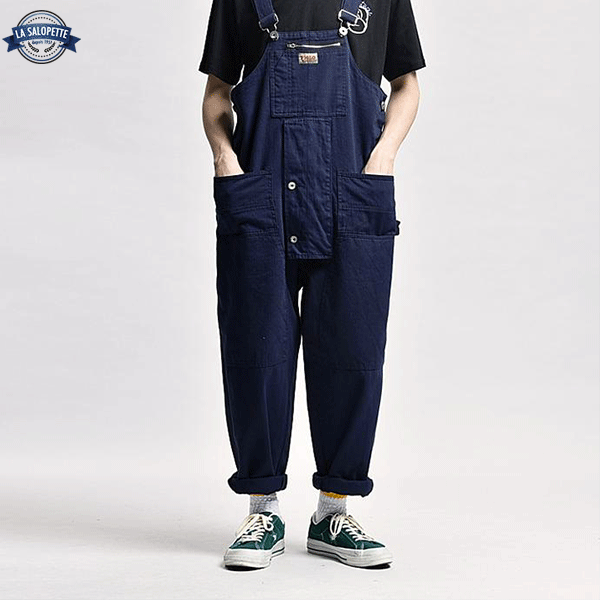 Salopette da Lavoro Uomo Blu Navy