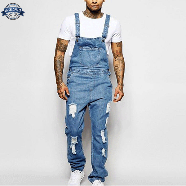 Salopette jeans 2025 uomo h&m