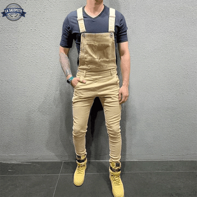 Salopette Jean Beige