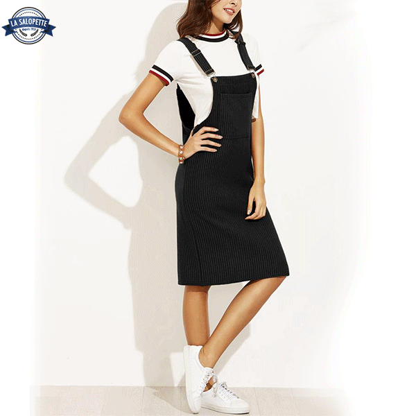 Salopette Vintage Gonna Elastica Nera