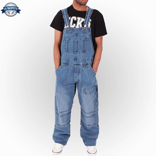 Salopette di Jeans Loose Magnet